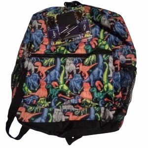 Dinosaurs backpack with earphones, powerbank and power cord